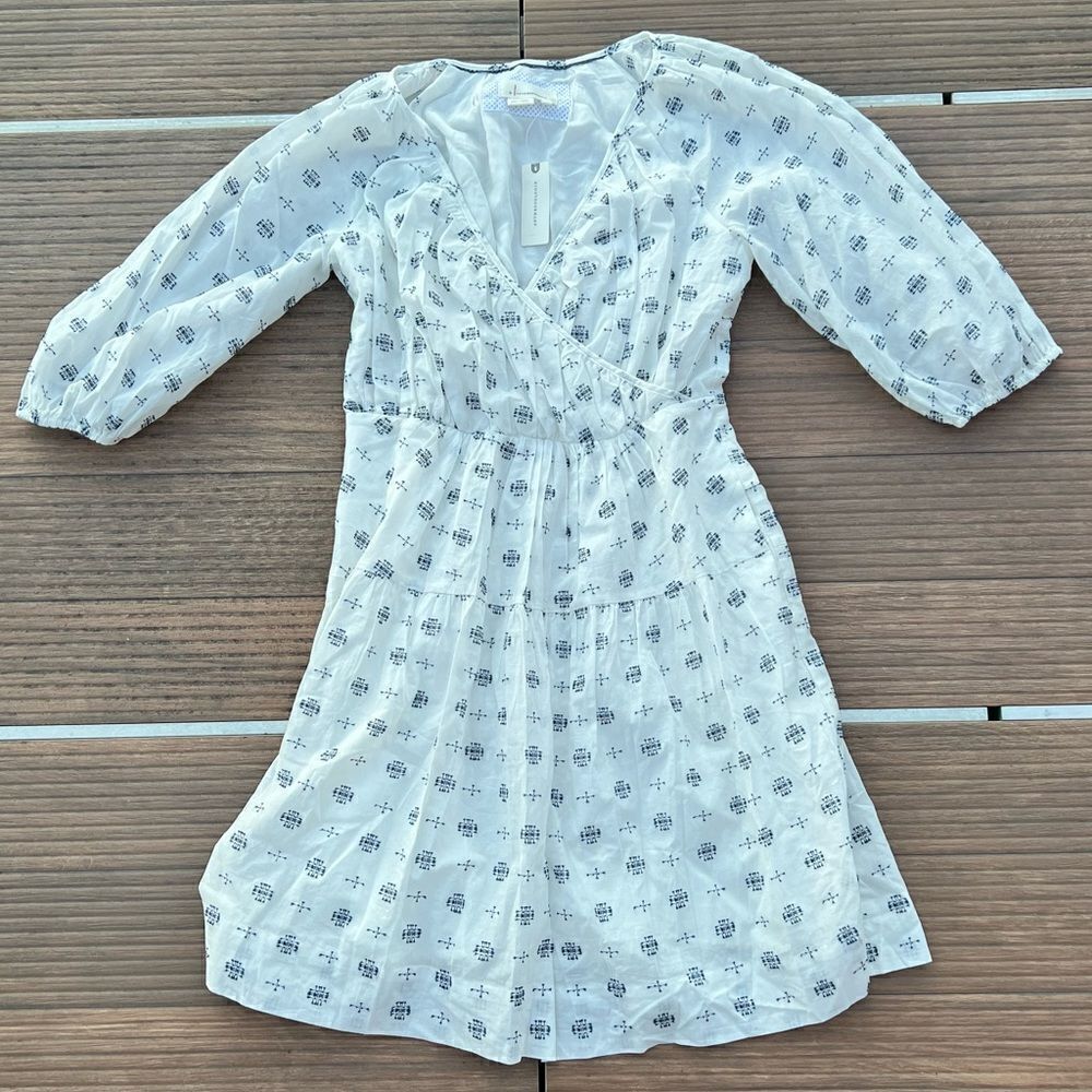 Anthropologie Women’s Tiered Tunic Dress | Color: White | Size: Medium